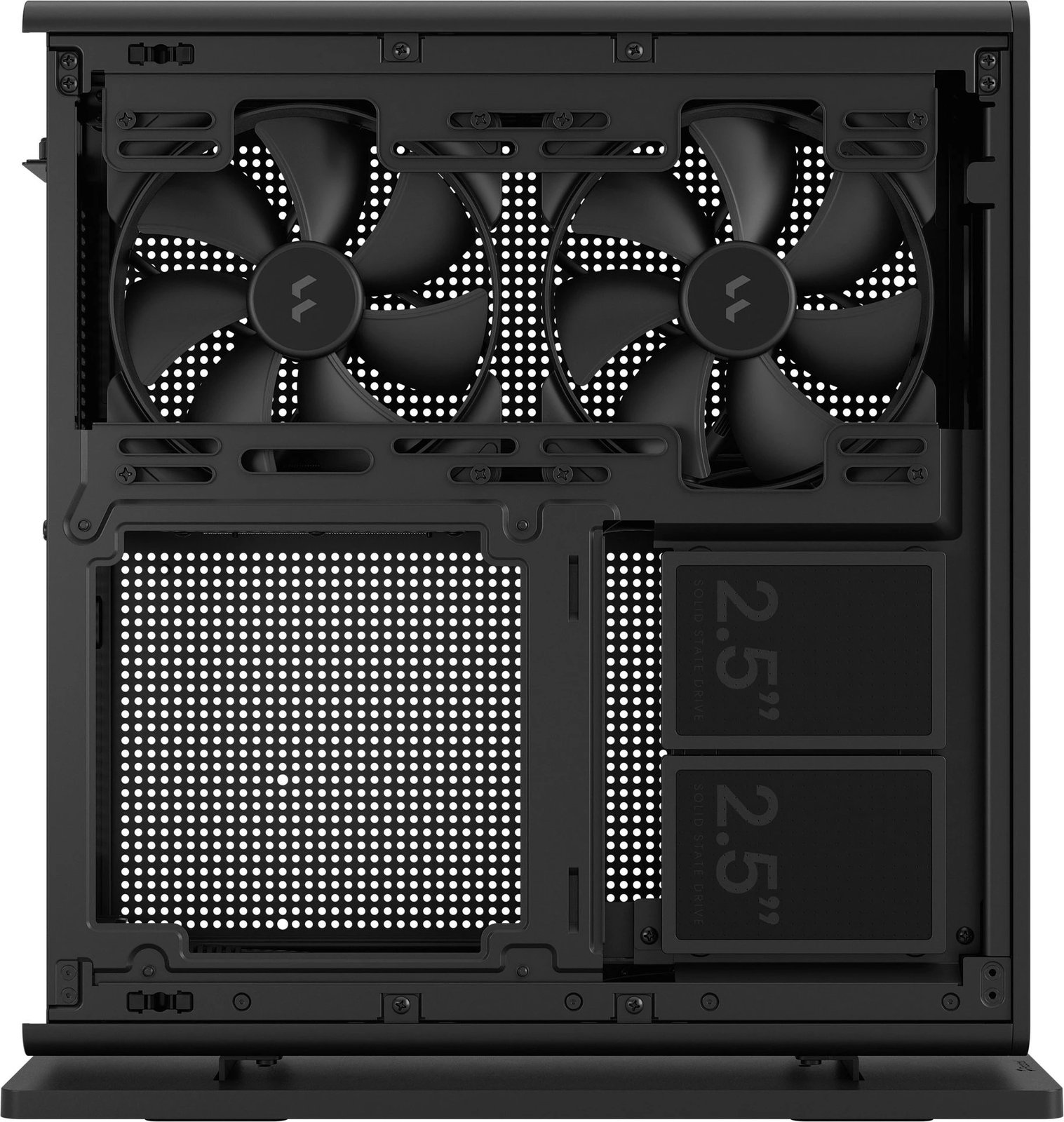 Kasë Fractal Design Ridge, Mini-ITX, SFF, e zezë