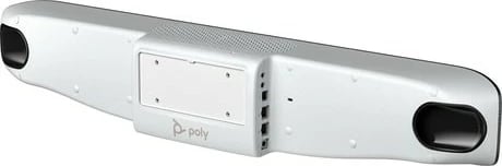 Soundbar POLY Studio X72 me kamera 4K, mikrofon të integruar, i zi