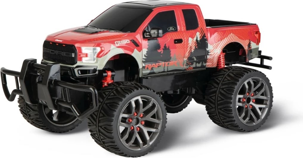 Makine RC Carrera Ford F-150 Raptor, 40cm, 2.4GHz, Kuqe e zezë Makine RC Carrera Ford F-150 Raptor, 40cm, 2.4GHz, Kuqe e zezë