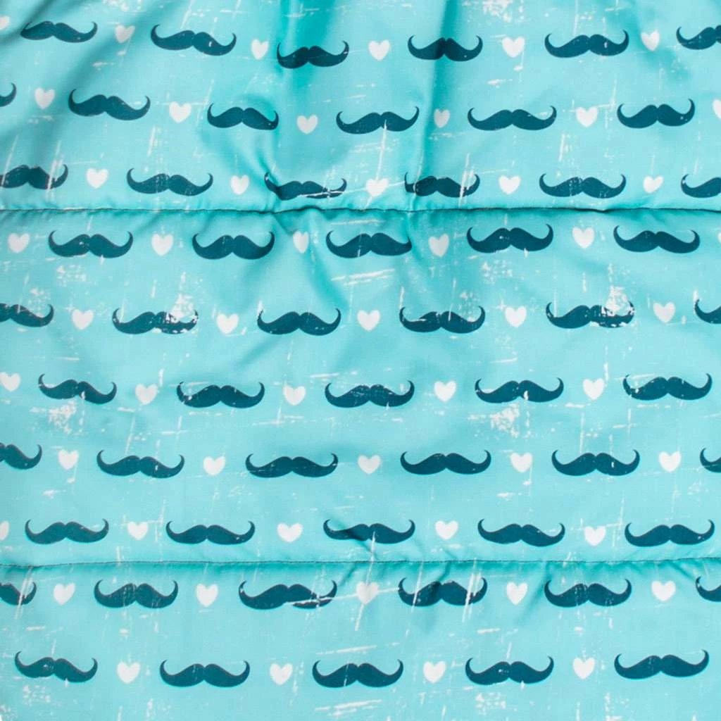 thes ngrohës për karrocë/ulëse makine, BELISIMA, Luxury Moustache, 98x53 cm, fleece i brendshëm, me vrima për rripa 5-pikësh, blu