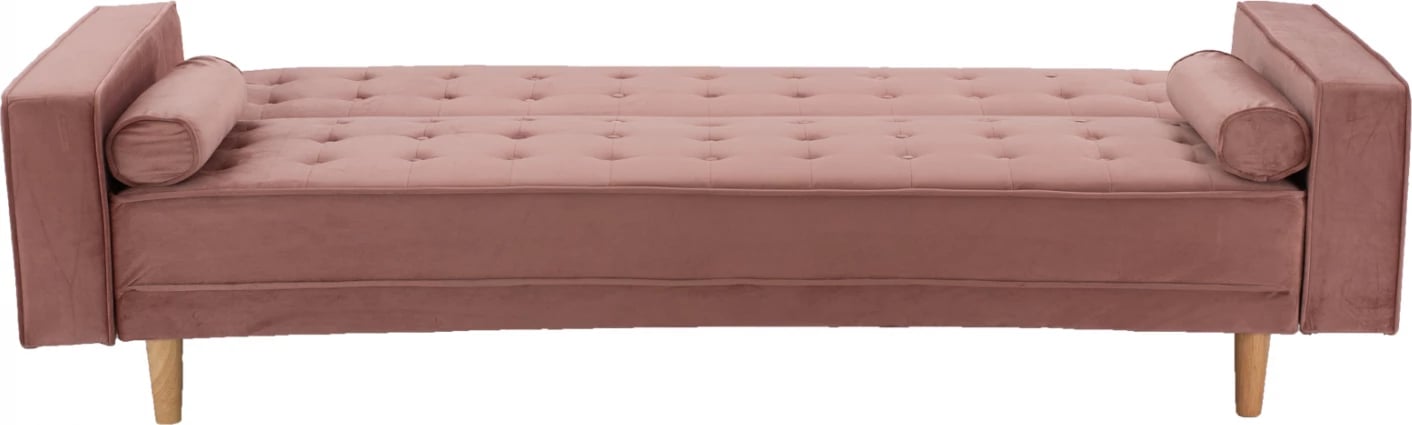 Divan shtrat Salvador FH3150.12 kadife rozë e pluhurosur 224x88x84 cm