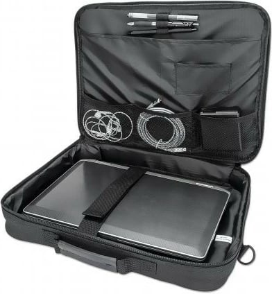 Çantë laptop MANHATTAN Cambridge Clamshell 15.6 inch, e zezë