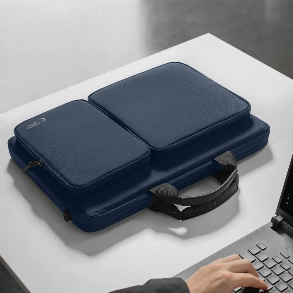 Çantë laptopi Tech-Protect Defender, 17", Kaltër Çantë laptopi Tech-Protect Defender, 17", Kaltër