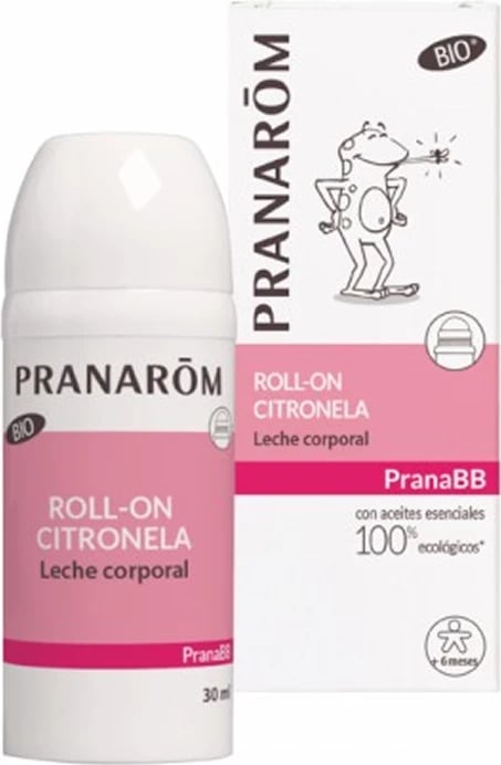Roll-on qumësht trupi për fëmijë Pranarôm Baby Citronella, 30ml