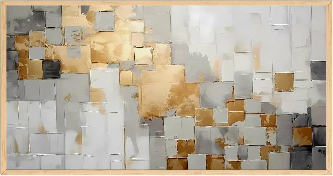 Pikturë dekorative me kornizë, shumëngjyrëshe, Wallity, Artsmdfyty17-3370, 33x70cm