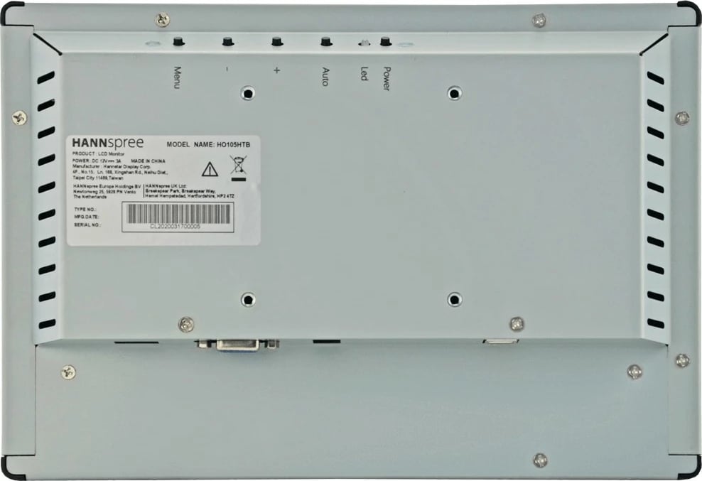 Monitor Hannspree HO 105 HTB, 10.1", LCD, 1280 x 800 pixels