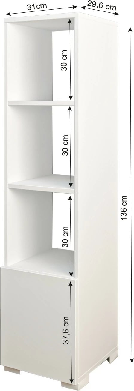 Raft librash Hanah Home, Kuzey, i bardhë