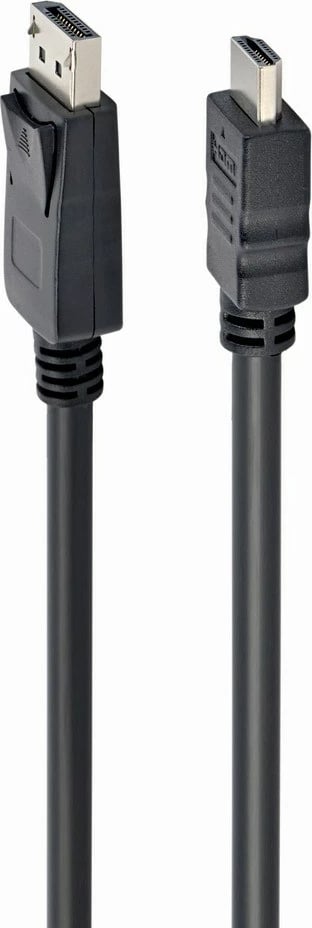Kabllo HDMI Gembird, Type A DisplayPort, 1.8m, e zezë 