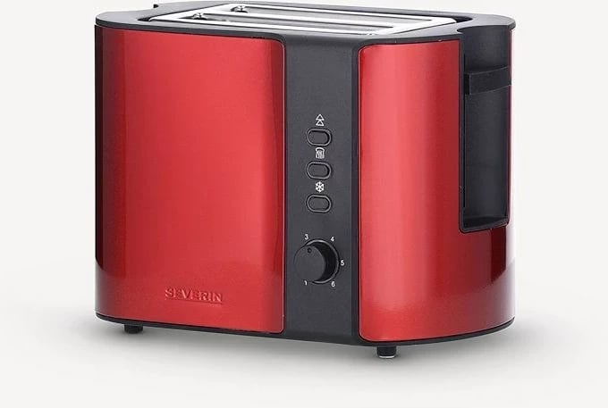 Tostier SEVERIN AT 2217, 2 feta, 800 W, Inoks, Kuqe
