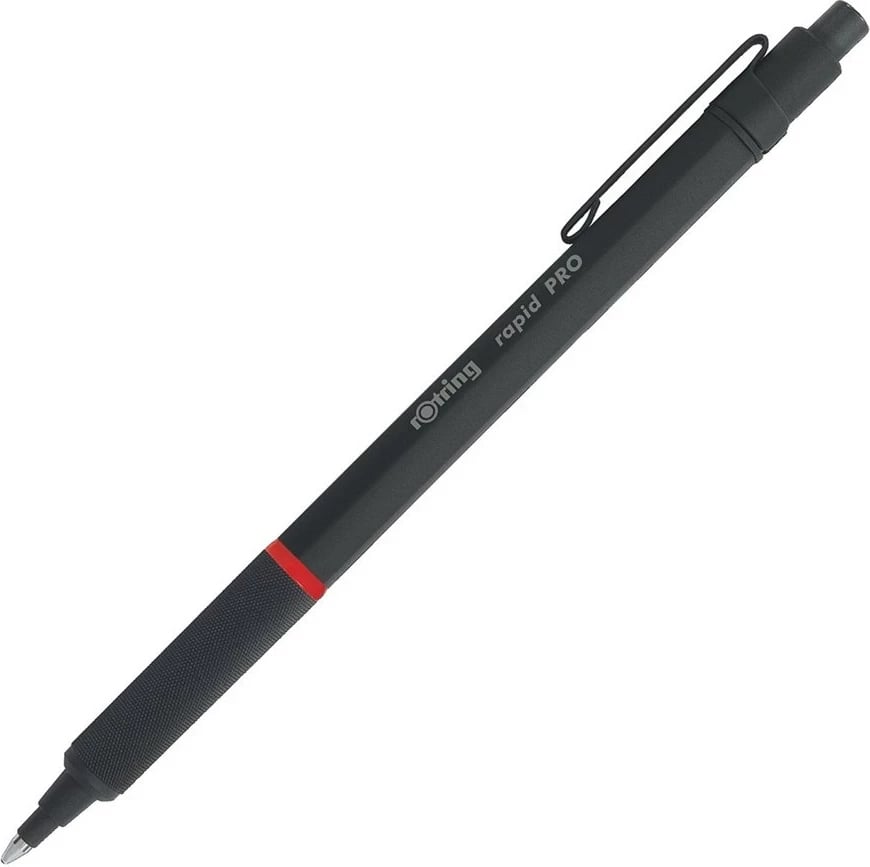 Stilolaps Rotring 1904292, metalik, me kapëse, i tërheqshëm, i zi