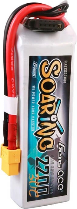 Bateri LiPo Gens ace G-Tech Soaring 2200mAh 11.1V 30C, e bardhë