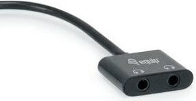 Adapter audio USB-C Equip 133469, 2x3.5mm, 0.15m, zi