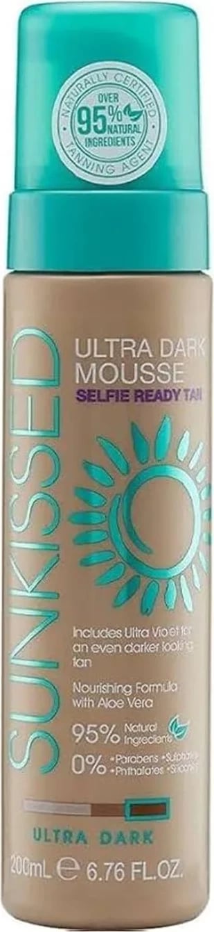 Mousse për vetë-ngjyrëzim Sunkissed Ultra-Dark unisex 200ml