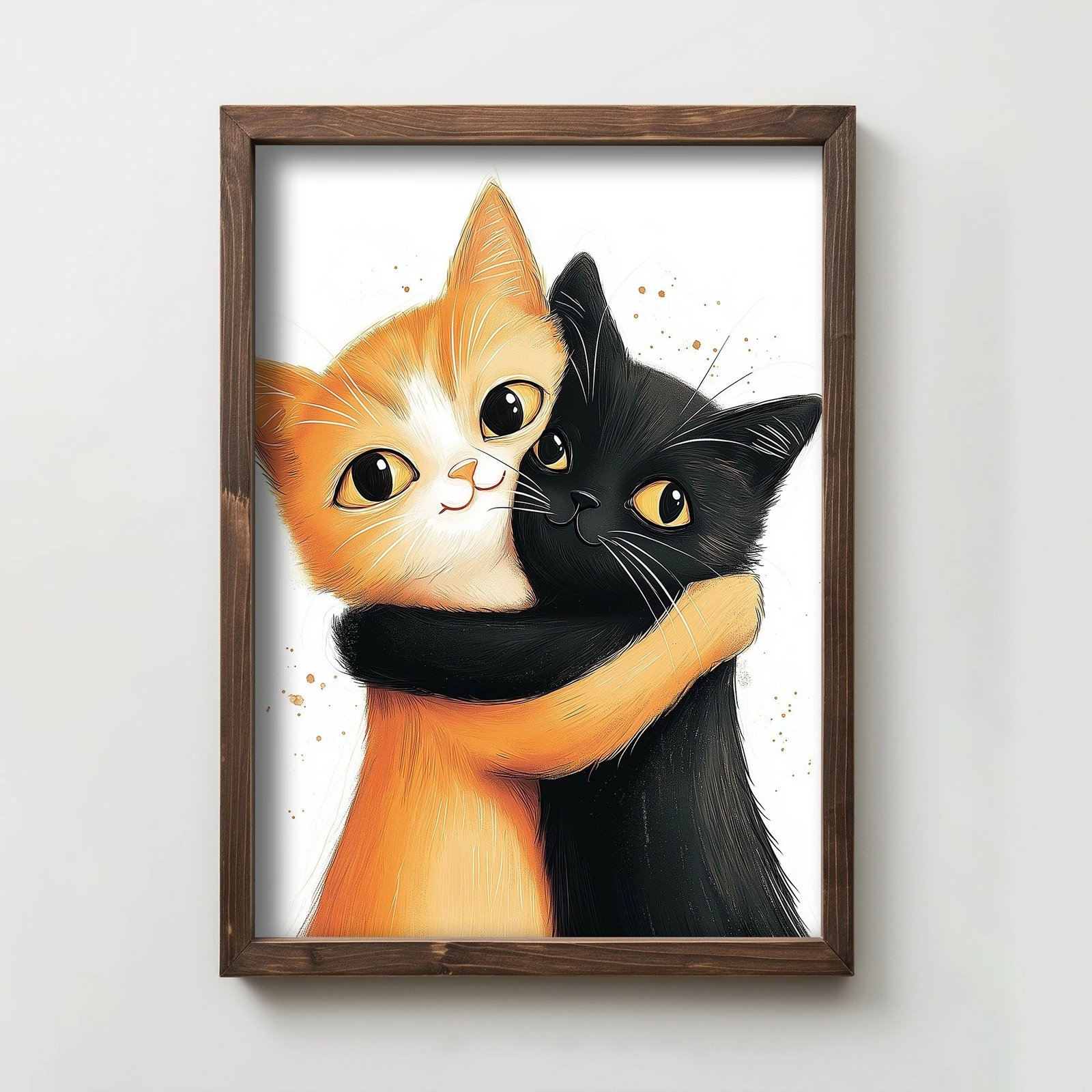 Pikturë dekorative me kornizë, MDF, Wallity, TUN101-XL, shumëngjyrëshe, 50x70x3.5cm