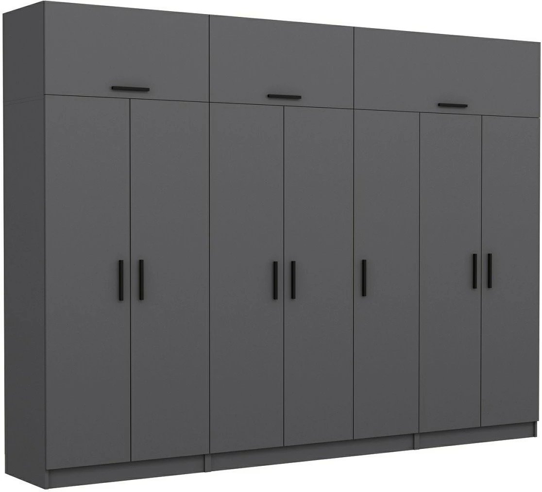 Dollap Skye Decor, ngjyrë antracit, 5268