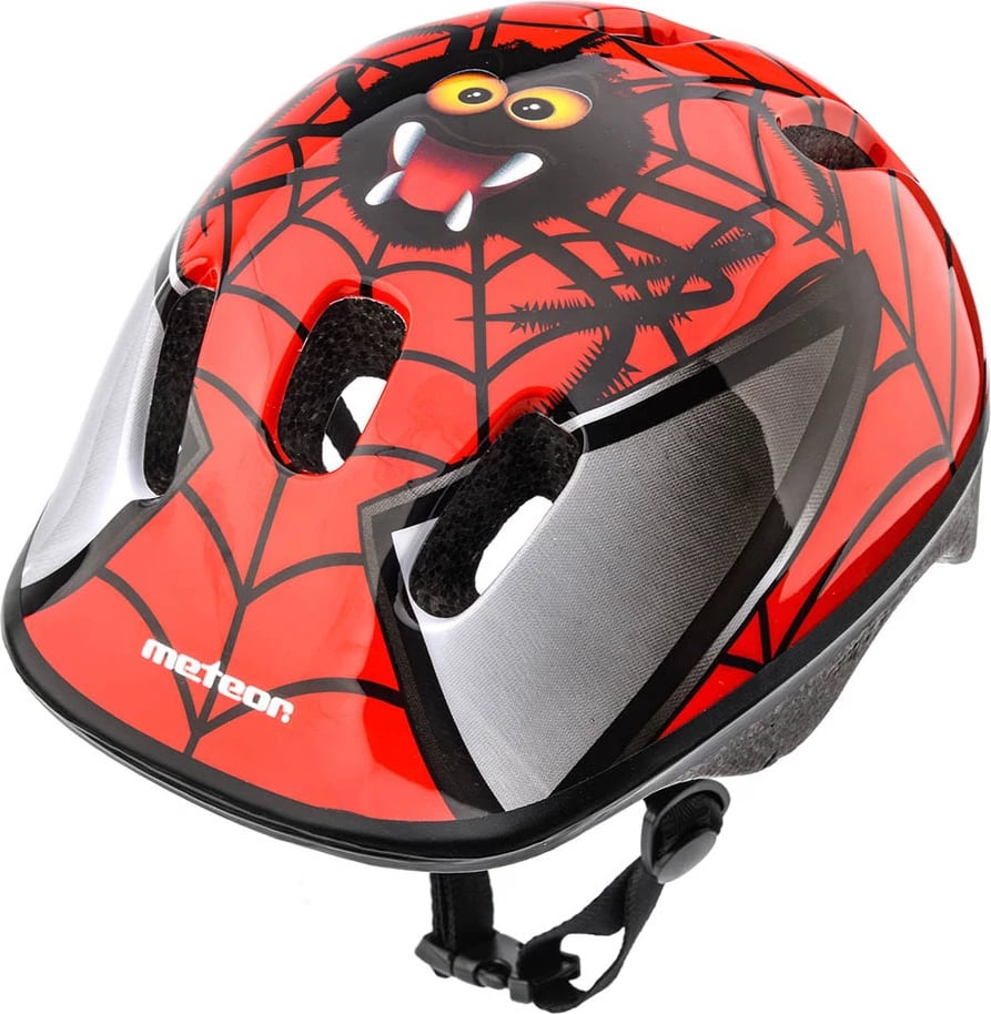 Helmetë për fëmijë Meteor, e kuqe