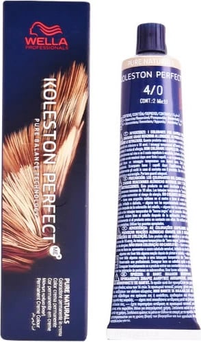 Bojë për flokë Wella Koleston Perfect Me+ 4/0 Pure Naturals 60ml unisex