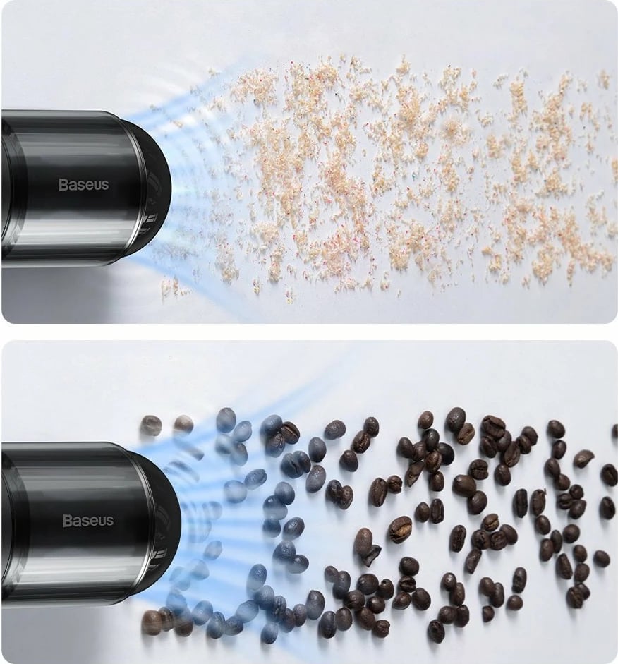 Fshesë me korrent pa kabllo Baseus A3, 135 W, 15000 Pa, USB-C, e zezë Fshesë me korrent pa kabllo Baseus A3, 135 W, 15000 Pa, USB-C, e zezë