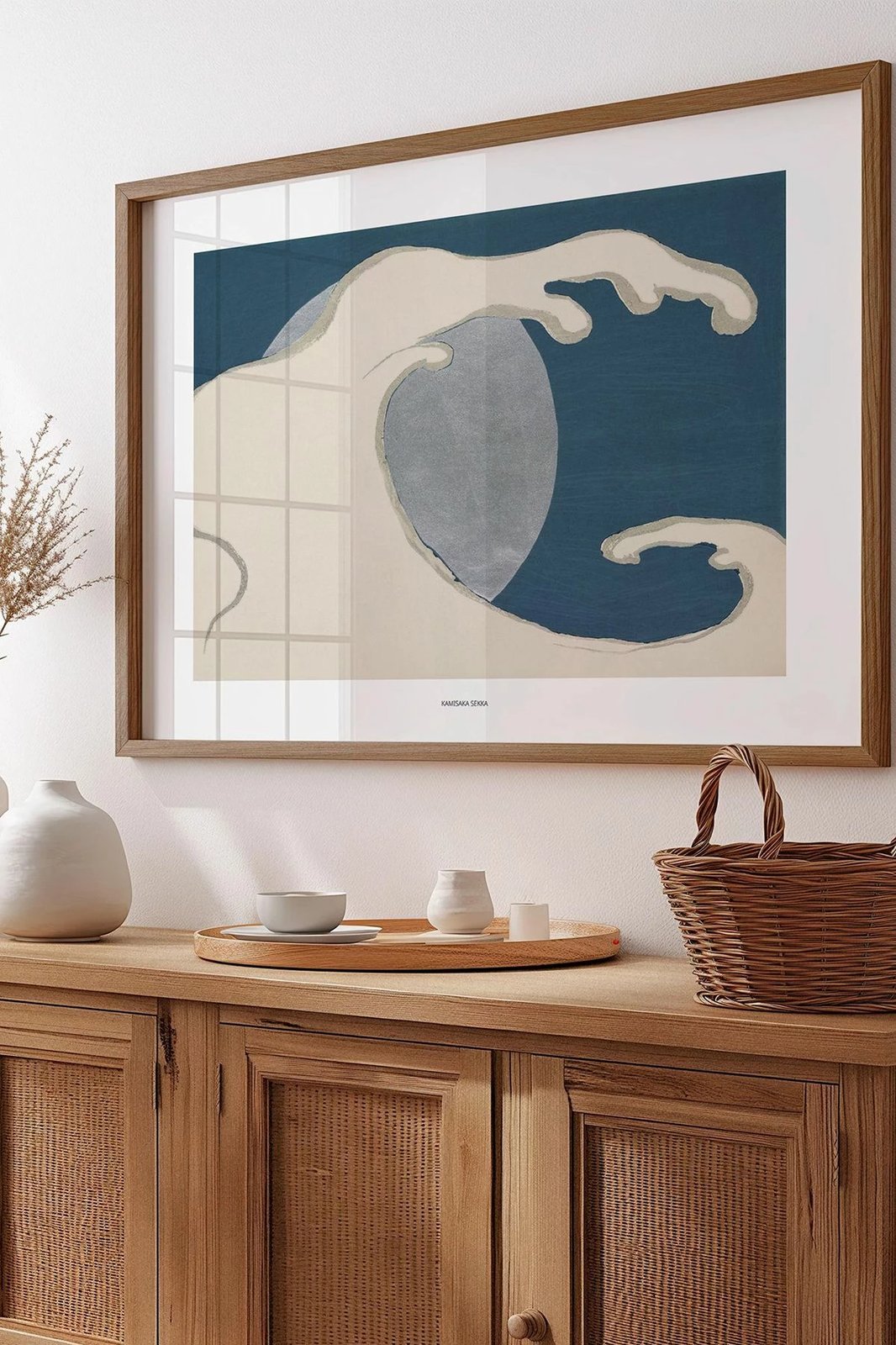 Pikturë dekorative me kornizë, Wallity, Lmnmdl6, shumëngjyrëshe, 33x48cm