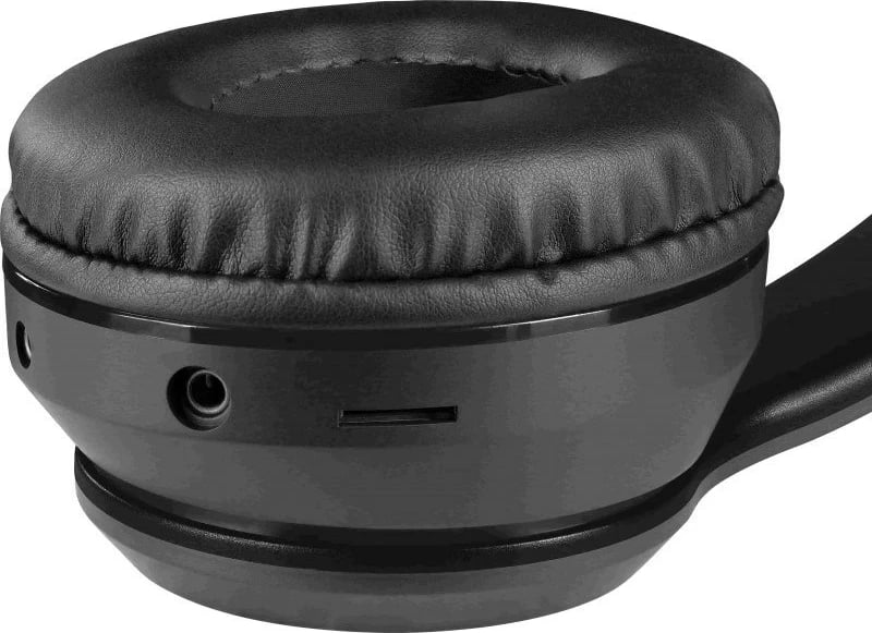 Kufje Defender Bluetooth Freemotion B571, LED, Të zeza