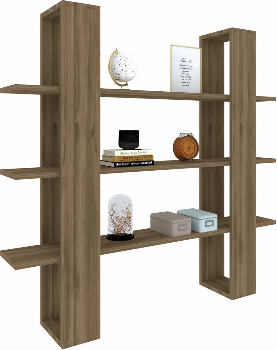 Raft librash Hanah Home, ngjyrë arre, Ada
