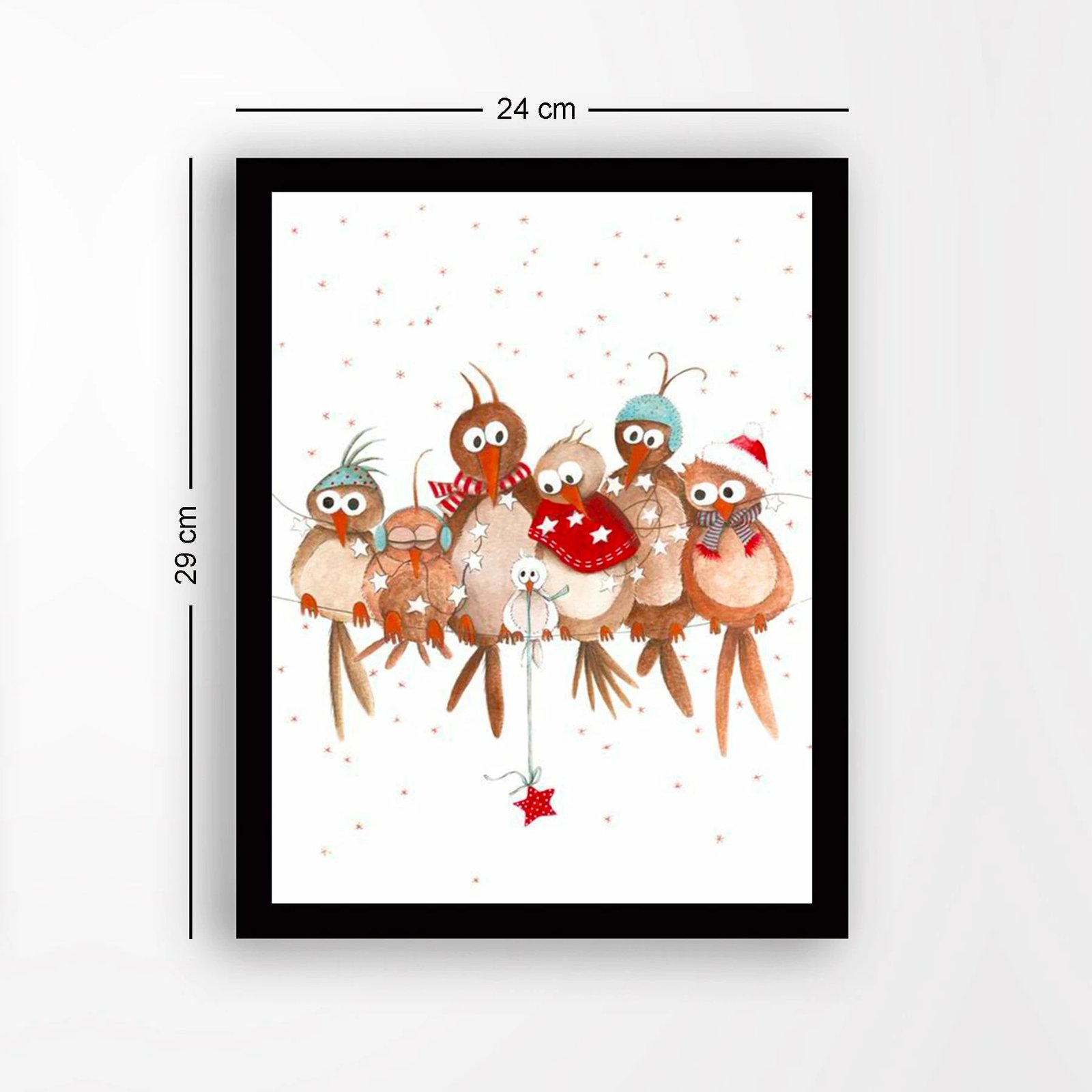 Pikturë dekorative me kornizë, MDF, shumëngjyrëshe, Wallity, SC7436501393304