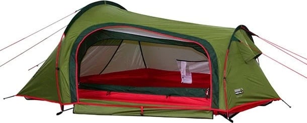 Tendë High Peak Sparrow LW Dome, 2 persona, Jeshile, e Kuqe
