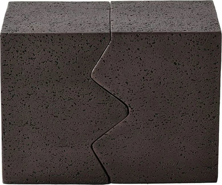 Set tavolinash anësore Abraco, 2 copë, ngjyrë moka, 60x30x46