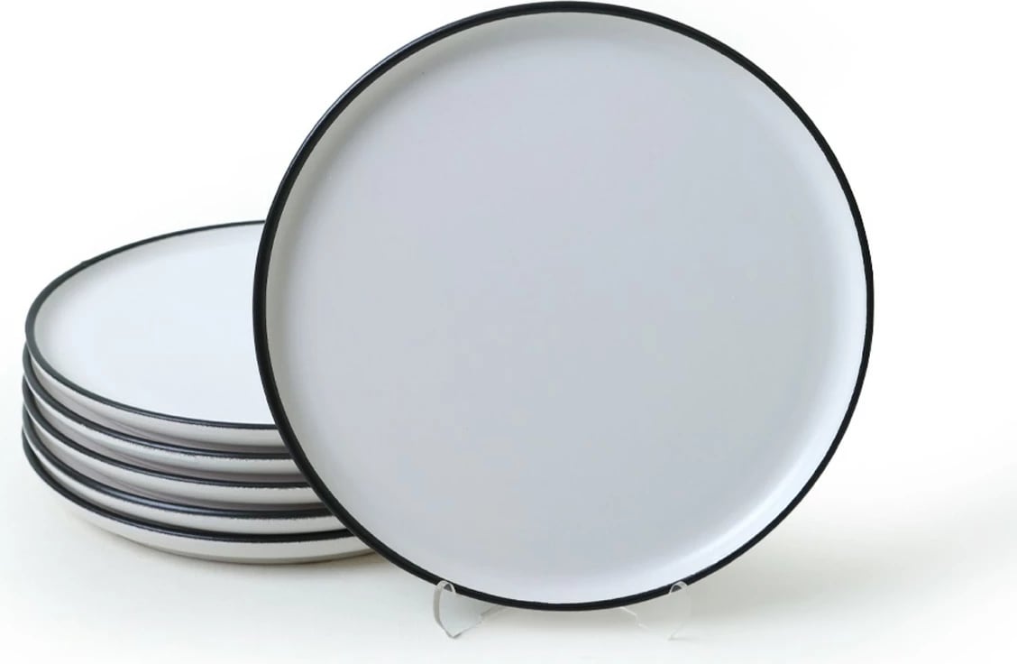 Set për shërbim torte (6 copë), Hermia Concept, X00019020, ngjyrë e bardhë mat