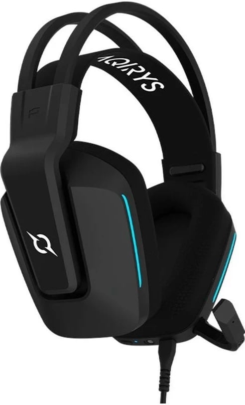 Kufje gaming Aqirys Alya 7.1 VS, me mikrofon të ndashëm, 7.1 surround, të zeza