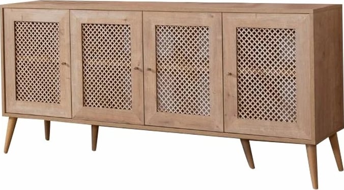 Konsol Skye Decor, ngjyrë lisi, Goose - Oak