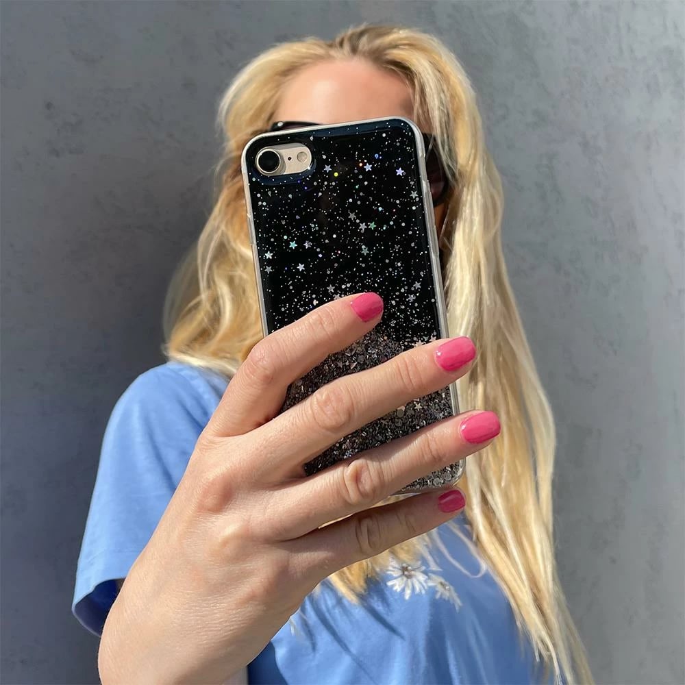 Mbështjellës Wozinsky Star Glitter për Xiaomi Redmi Note 9T 5G, i gjelbër