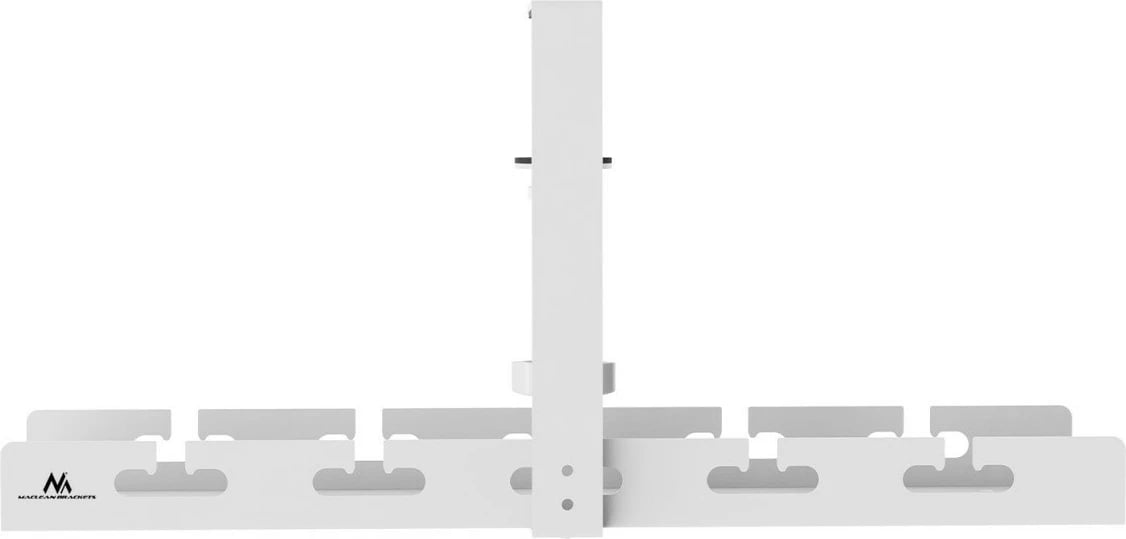 Organizues kabllosh nën tavolinë, Maclean MC-105W, 40 cm, ngarkesë 5 kg, montim me kapëse, i bardhë Organizues kabllosh nën tavolinë, Maclean MC-105W, 40 cm, ngarkesë 5 kg, montim me kapëse, i bardhë