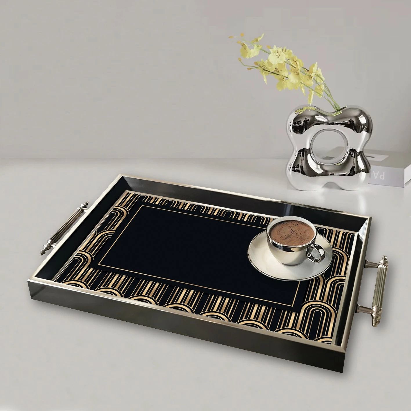 Tabaka xhami Aberto Design, shumëngjyrëshe, TPG9913
