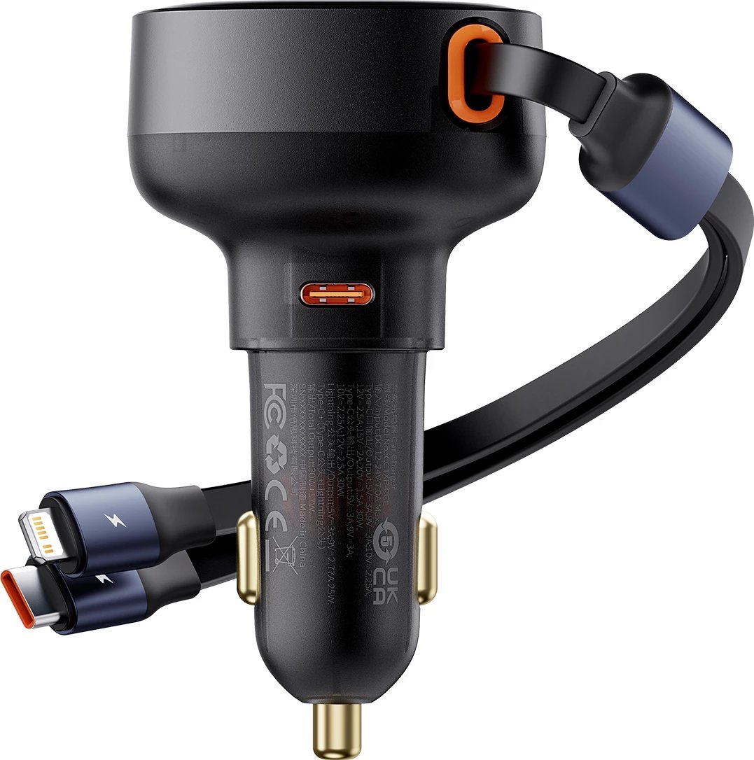 Karikues veture Baseus Enjoyment, 60W, me kabllo USB-C/Lightning, i zi Karikues veture Baseus Enjoyment, 60W, me kabllo USB-C/Lightning, i zi