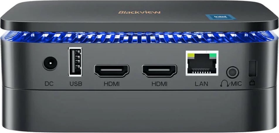 kompjuter mini, Blackview, MP60, Intel N150 deri 3.6 GHz, 16 GB RAM Memorje, 1 TB SSD, Windows 11 Pro, i zi