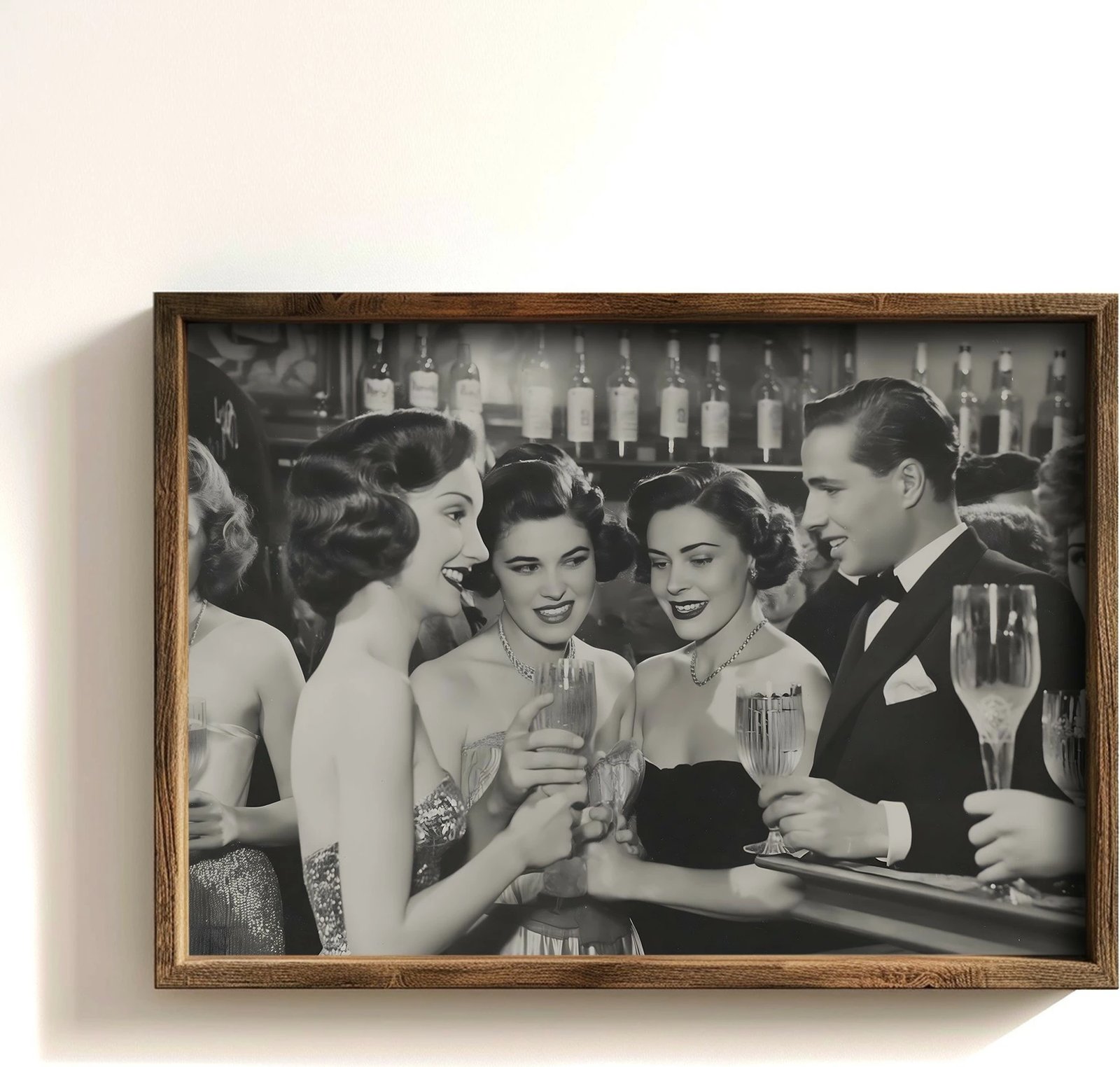 Pikturë dekorative me kornizë MDF, shumëngjyrëshe, Wallity, GE150-L