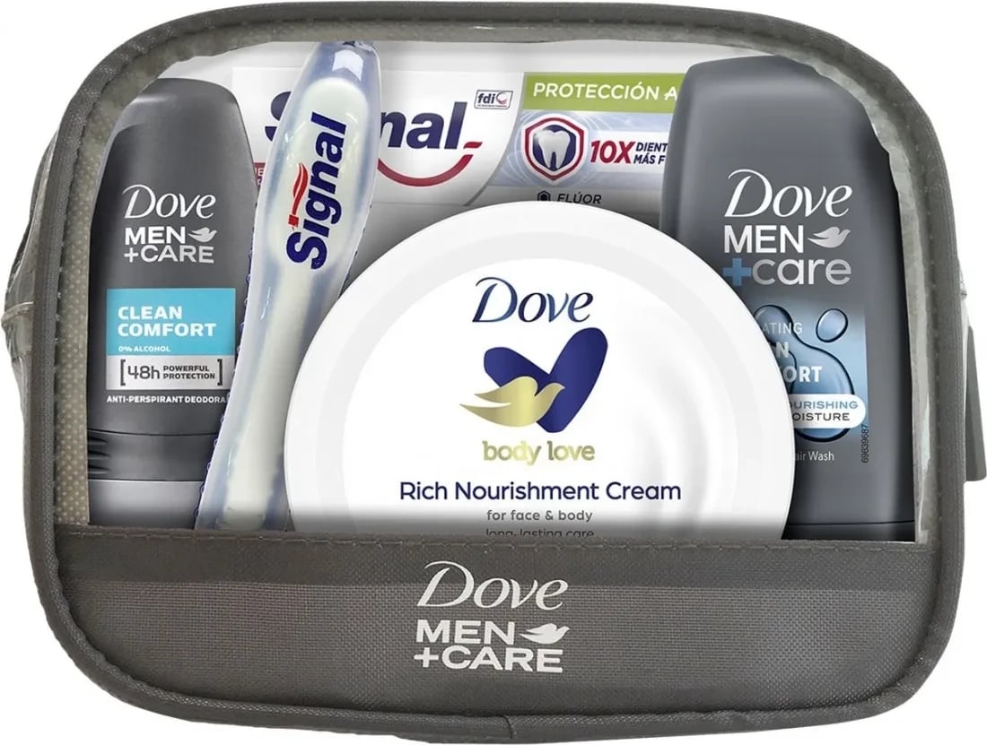 Set udhëtimi Dove Men+Care për meshkuj, 5 copë