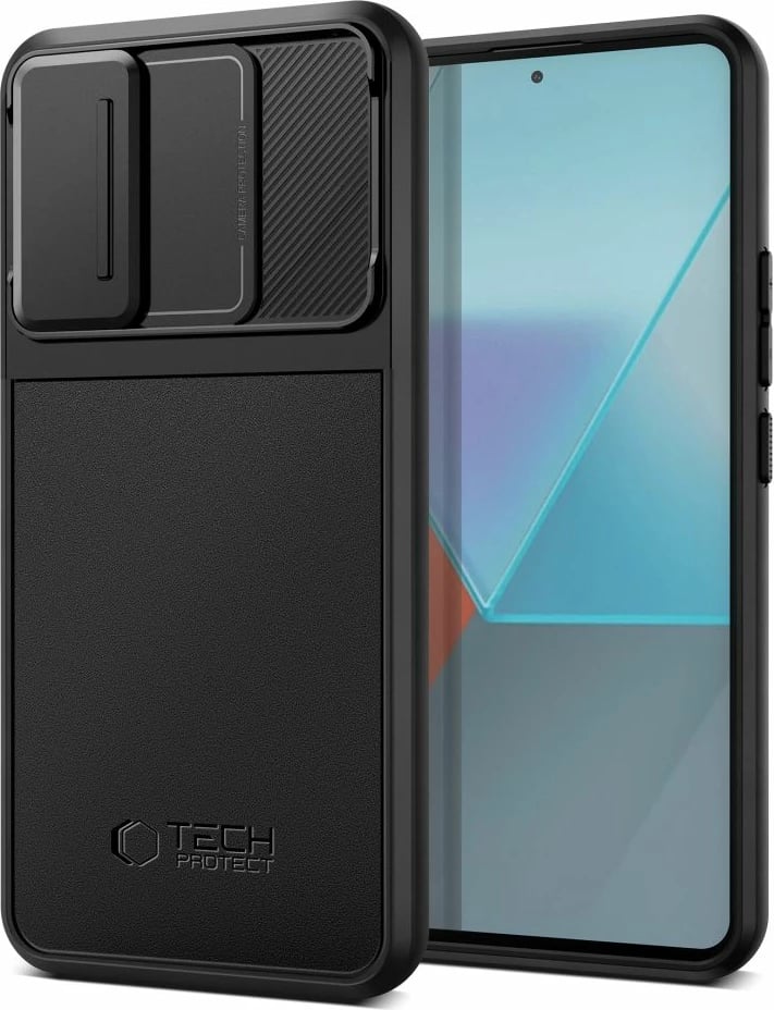 Mbështjellës Tech-Protect Velar Cam+ për Xiaomi Redmi Note 13 Pro 5G / Poco X6 5G, i zi