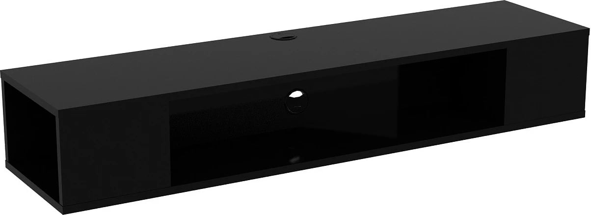 Komodë TV Hanah Home, Peti, e zezë