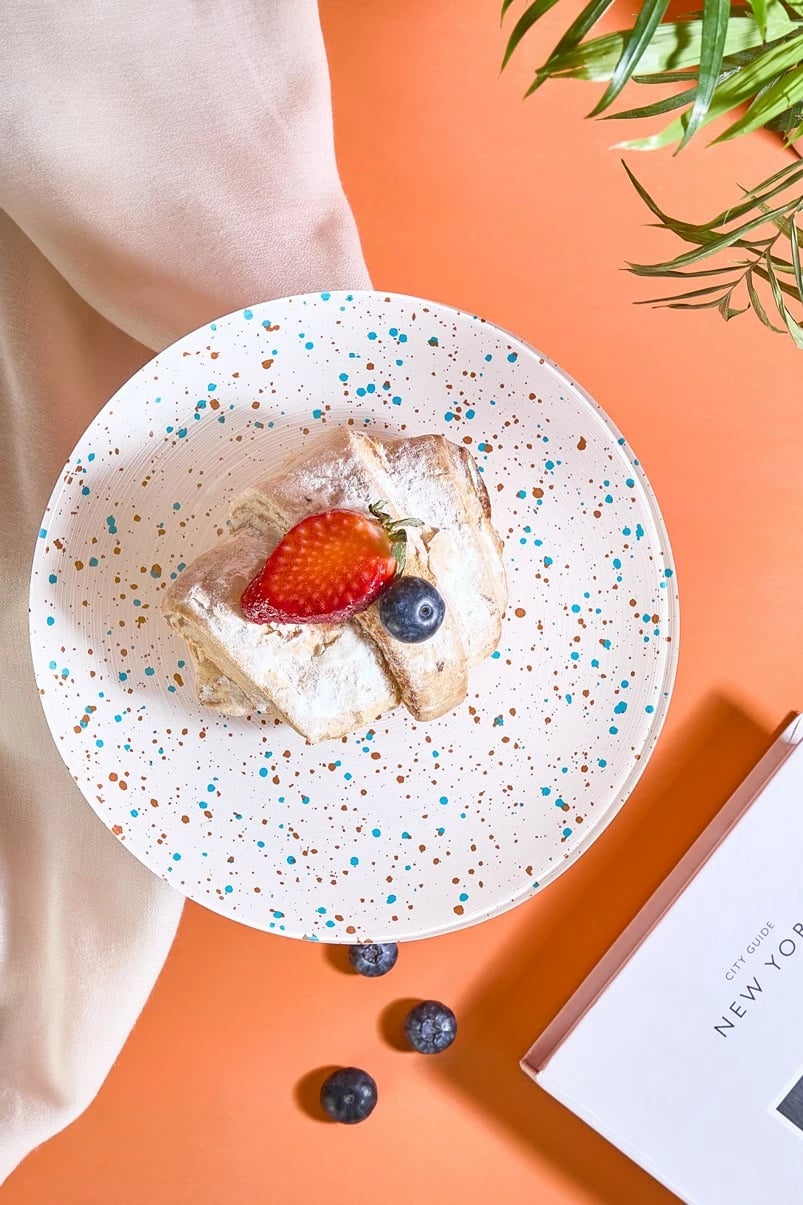 Pjatë për servirje ëmbëlsirash Hermia, Punti 21, e bardhë