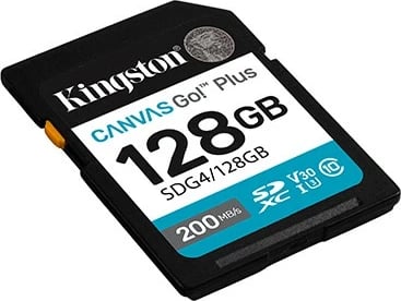 Kartelë memorie Kingston Canvas Go Plus SD 128GB, 200MB/s Kartelë memorie Kingston Canvas Go Plus SD 128GB, 200MB/s