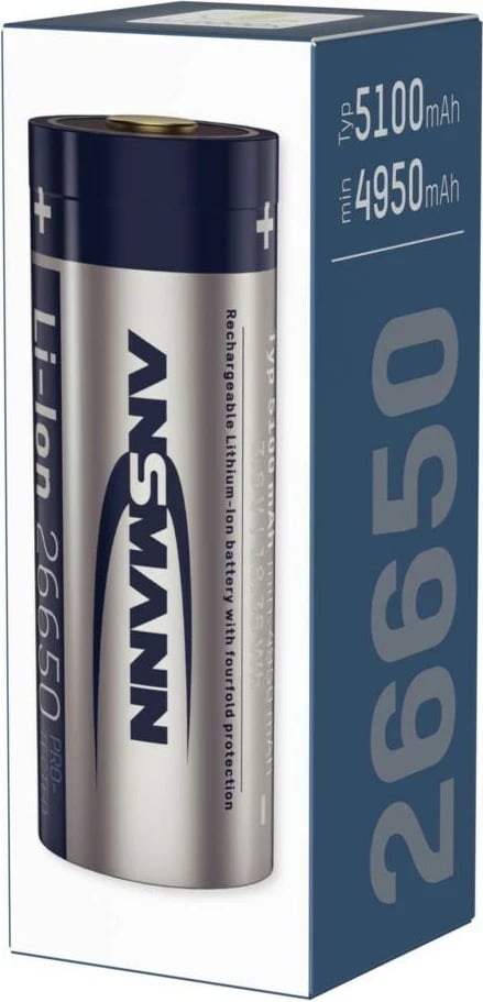 Bateri e rikarikueshme ANSMANN 1307-0012, Li-Ion, 3.6V, vjollcë