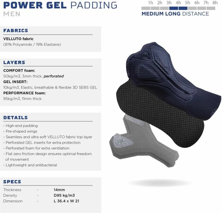 Shorce çiklizmi për meshkuj Rogelli, zi-verdhë