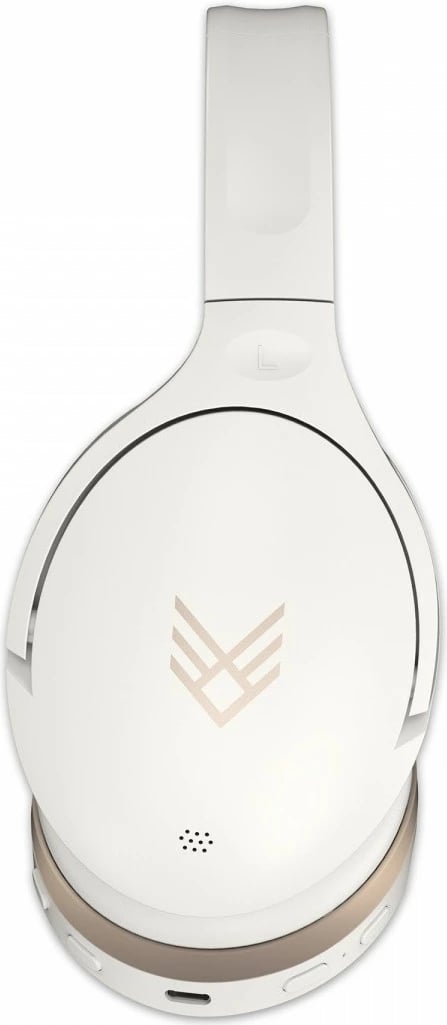 Kufje Audeeo Serene Hush Pro, over-ear, wireless, ANC, 35h, Krem