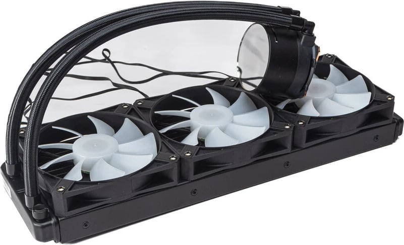 Ventilator Ftohës Me Ujë Për Kompjuter SAMA KW360D (Zezë)