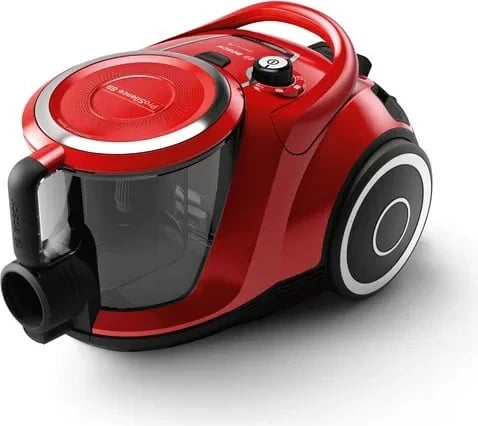 Fshesë me korrent pa qese (ciklonike), Bosch, BGC41Q69, 600 W, filtër HEPA, rreze 10 m, ProSilence Series 6, e kuqe
