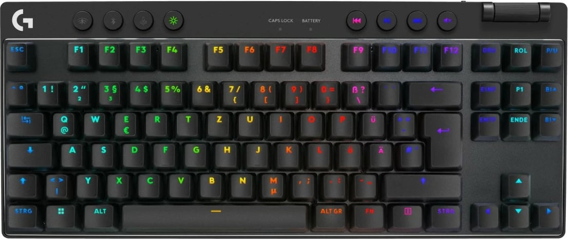 Tastierë mekanike Logitech G 920-012130, Wireless, RGB LED, e zezë