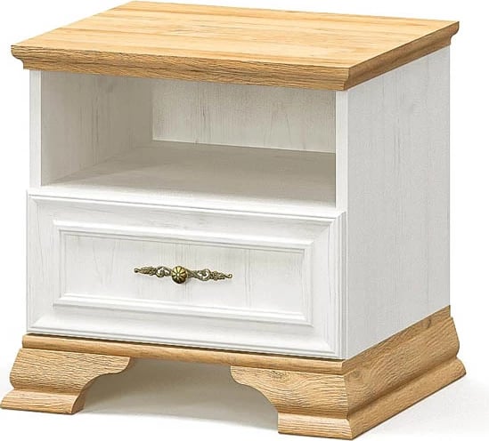 Set dhome gjumi Jaden me krevat lisi, i bardhë, 160x200cm, 4 copë