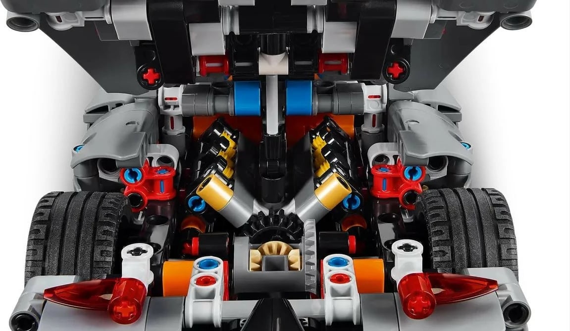 Set ndërtimi LEGO Technic 42173 Koenigsegg Jesko Absolut, 801 pjesë, Gri